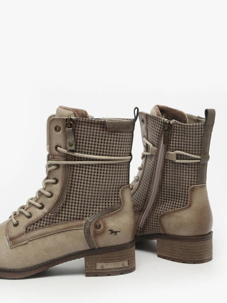 Enkellaarsjes Mustang Beige women M0062001 ander zicht 2